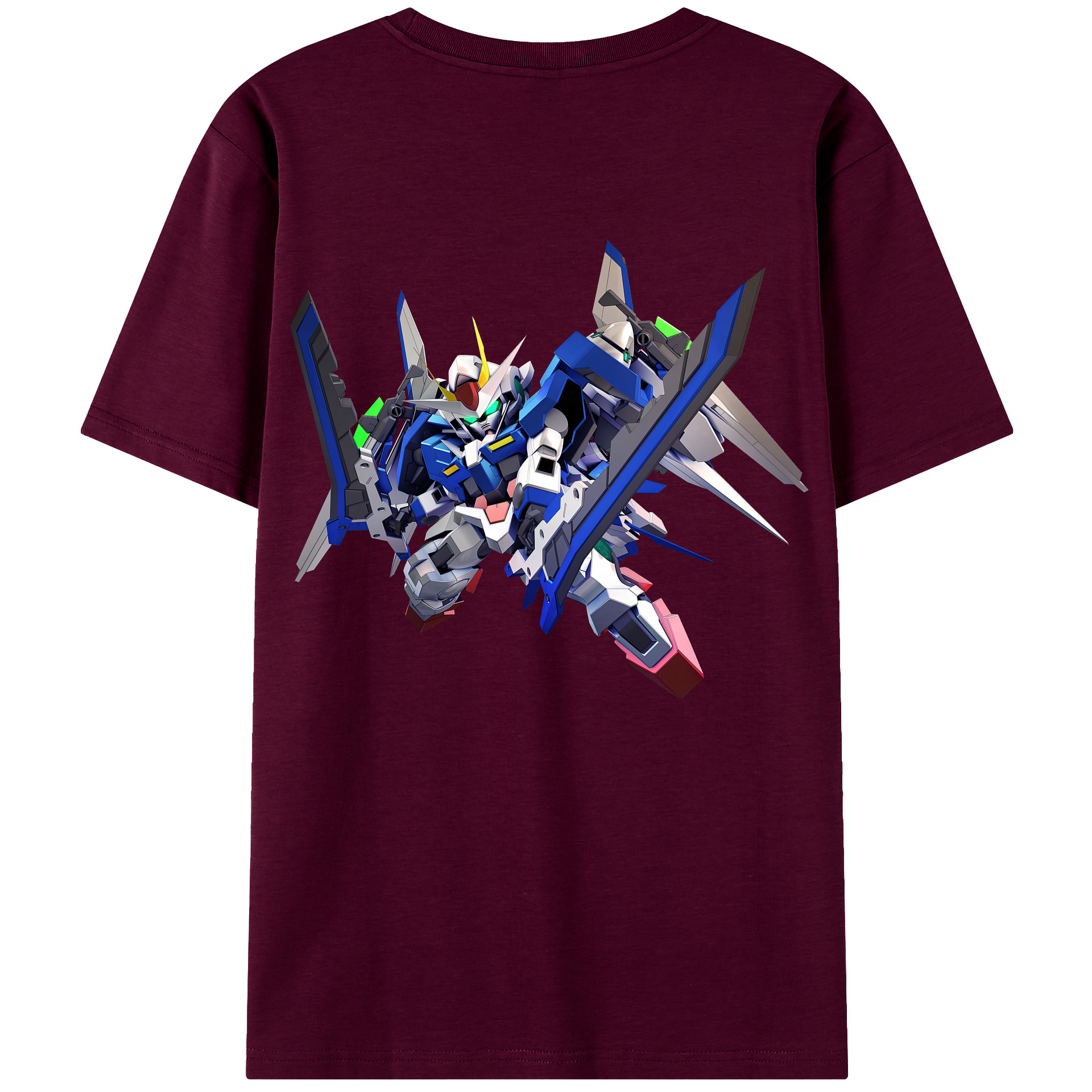 （画像用） 機動戦士ガンダム Mobile Suit Gundam レディース半袖Tシャツ(バックプリント)